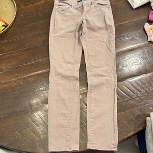 Ann Taylor Skinny Jeans in Tan